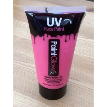 Tubo maquilhagem rosa neon 50ml