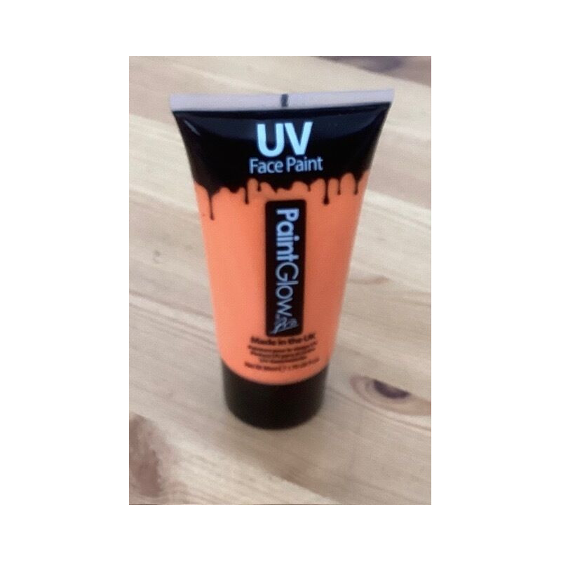 Tubo maquilhagem laranja neon 50ml