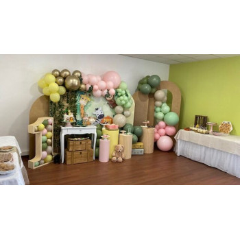 Decoração de Festa 1 ano Animais da Selva