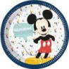 8 Pratos 23 cm Mickey Awesome