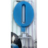 Vela Sparkling azul 9,5 cm Nº 0