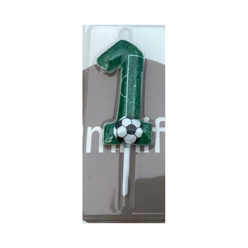 Vela 6cm branco nacarado nº 9