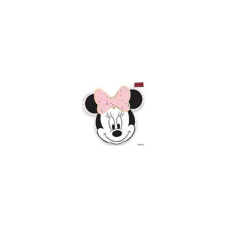 4 Pratos Recortados 31 cm Minnie Party Gem