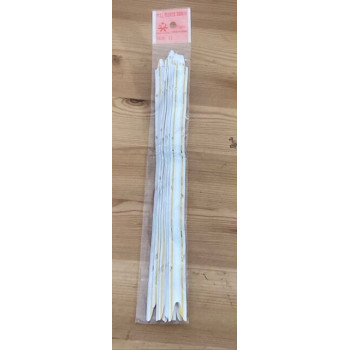 Laços para presente brancos pequenos - 12 unidades