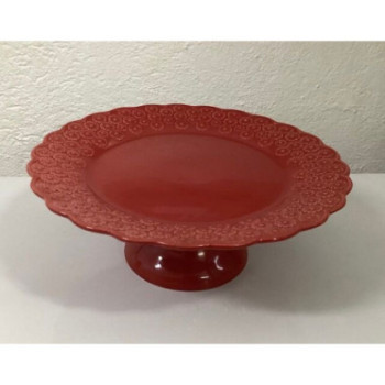 Prato pé grande vermelho (aluguer sob consulta)