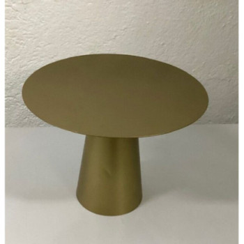 Prato pé metal alto dourado (aluguer sob consulta)