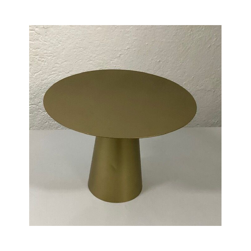 Prato pé metal alto dourado (aluguer sob consulta)