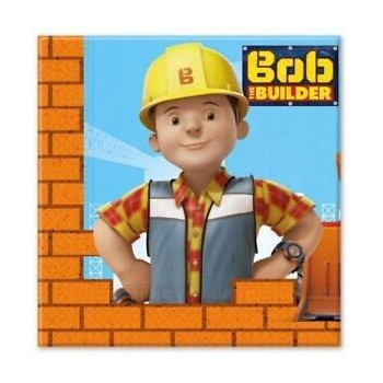 20 Guardanapos 33x33 Bob Construtor