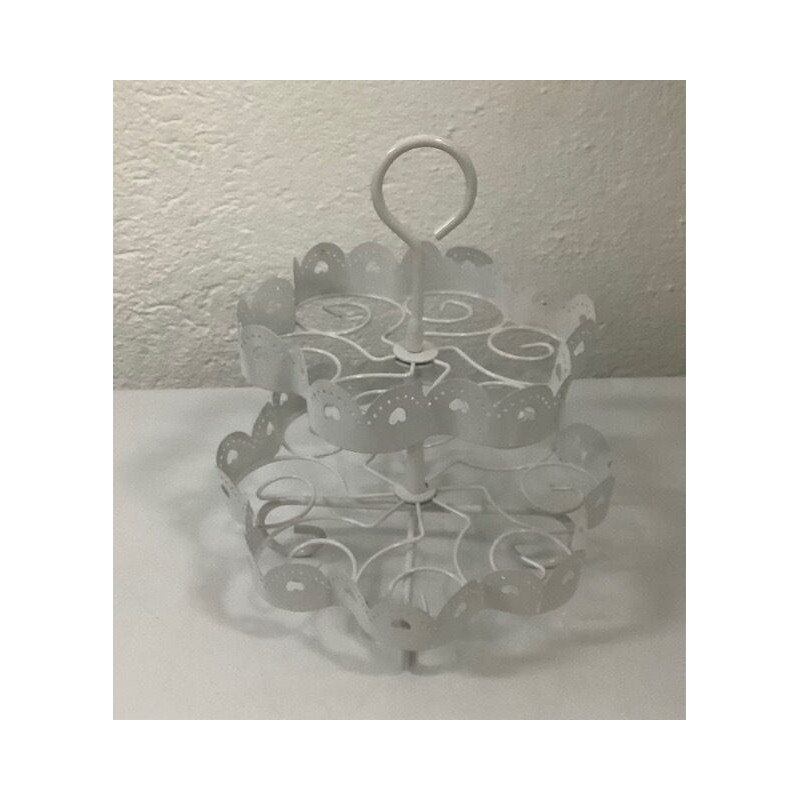 Suporte cupcakes metal branco (aluguer sob consulta)