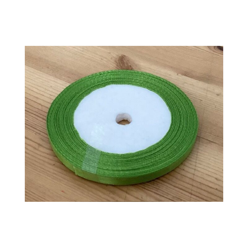 Fita de cetim verde 0,6cm