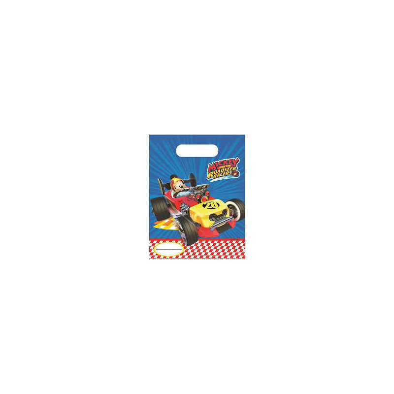 6 Sacos de Oferta Mickey Roadster Racers