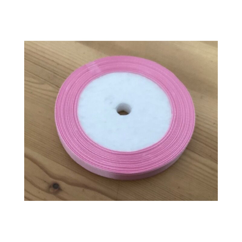 Fita de cetim rosa 1cm