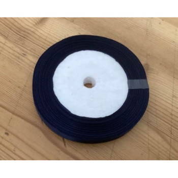 Fita cetim azul marinho 1cm