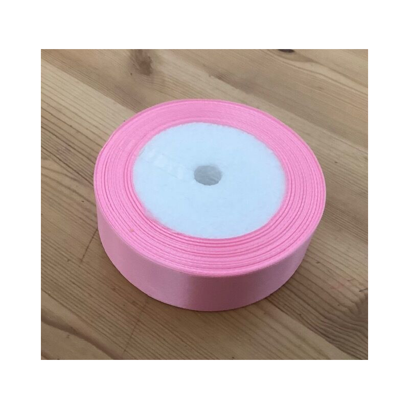 Fita cetim rosa 2,5cm