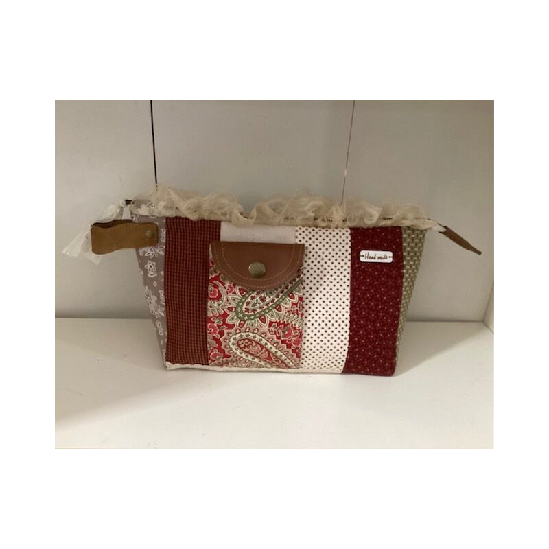 Bolsa em tecido 28x15cm