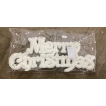 Placa Mery Christmas 45x3x16cm