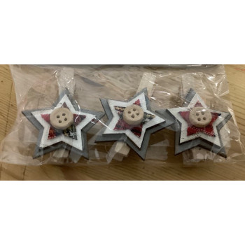 Mola decorativa de Natal3 peças