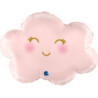 Balão foil Núvem rosa 24"/61cm