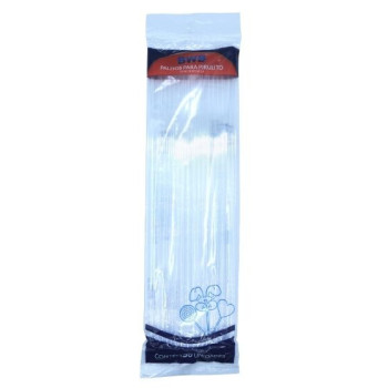Palito para Pirulito Grande (Tubo de Pet Cristal nº 28) - 50Uni