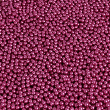 Perolas metalizadas rosa 7mm 65gr