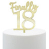 topper acrilico ouro finally18