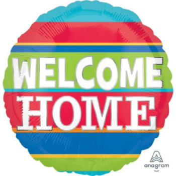 std welcome home colorful stripes