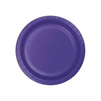 8 Pratos 18cm purpura