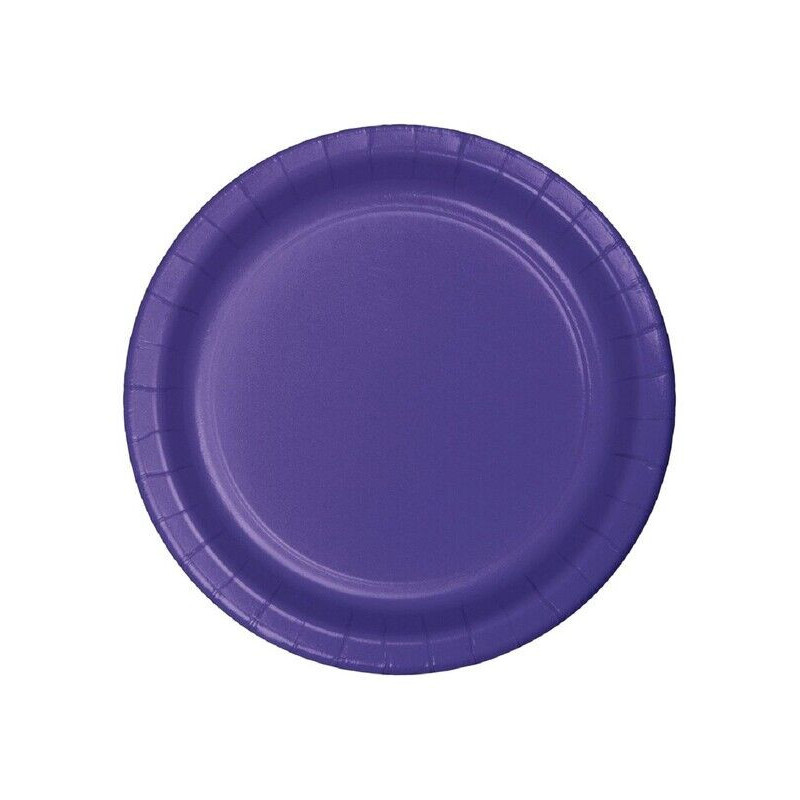 8 Pratos 18cm purpura