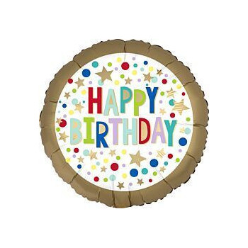 std foil happy birthday