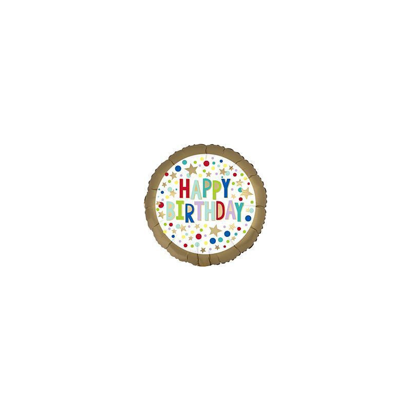 std foil happy birthday
