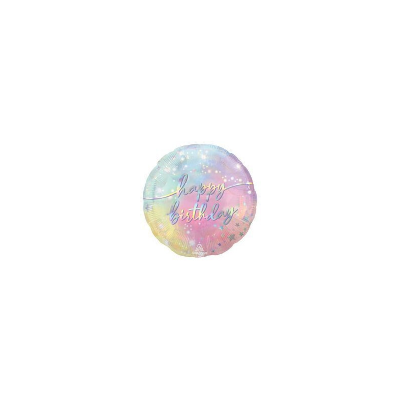balão foil luminous birthday 17"