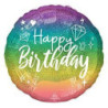 balão foil sparkle birthday 17"