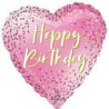 std coração happy birthday sparkle 17"