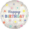 std daisies happy birthday 18"