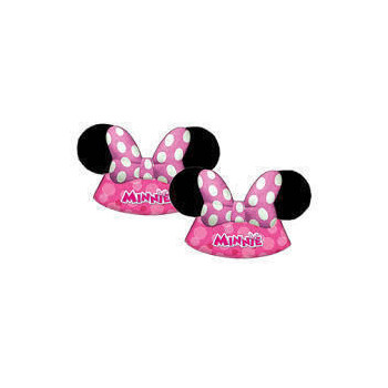 6 Chapéus Recortados Minnie Happy Helpers
