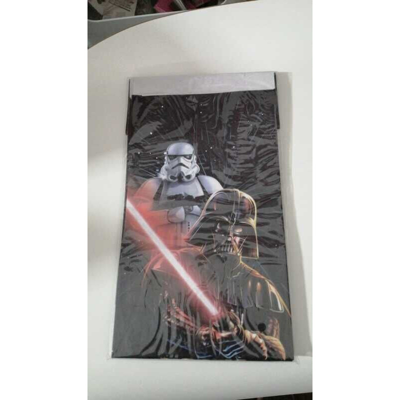 4 saquinhos papel-star wars galaxy