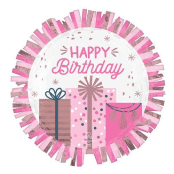s/shape pastel birthday 24"