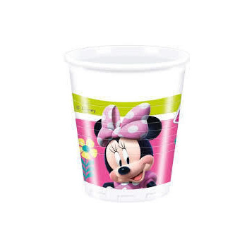 8 Copos 200ml Minnie Happy Helpers