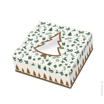 caixa de cartolina pinheirinho gold