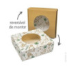 caixa camaleão natal gold c/j 10x10x3,5cm