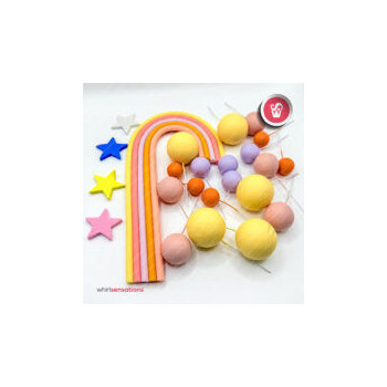 mix arco iris amarelo  20peças