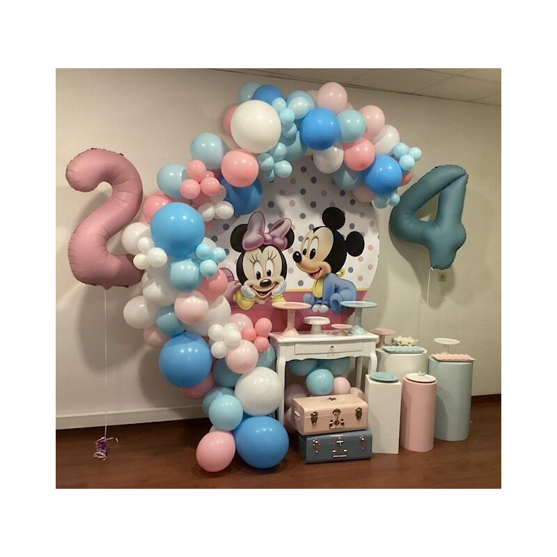Decoração de Festa Mickey e Minnie Baby