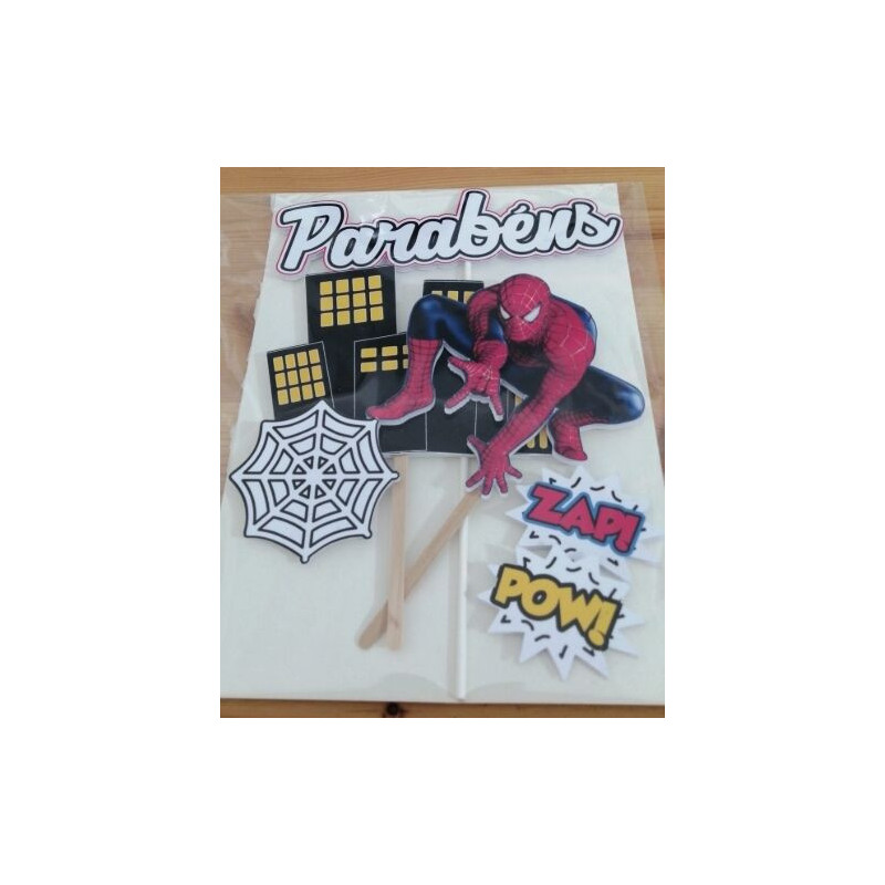 topo de bolo do homem aranha