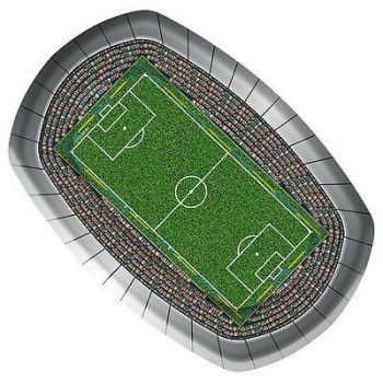Pratos Futebol 23cm ( 8und)