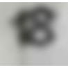 Numero 18 acrilico - preto