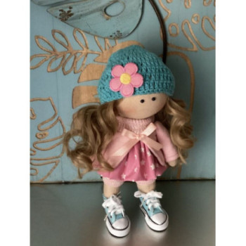 Boneca de tecido - altura 27 cm