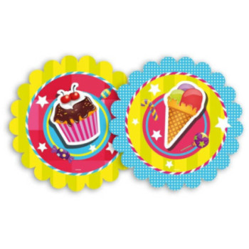 Pratos Cupcake Gelado