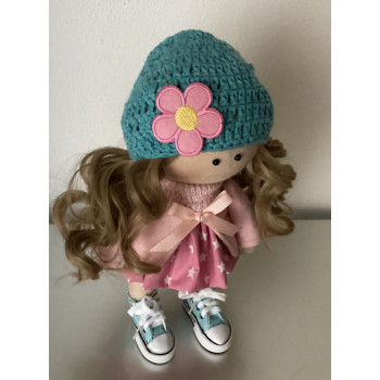 Boneca de tecido - altura 27 cm