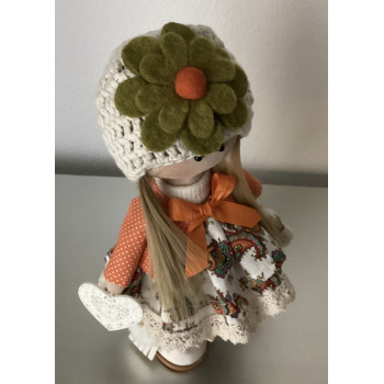 Boneca de tecido - altura 27 cm