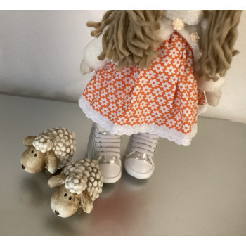 Boneca de tecido (altura 40cm)